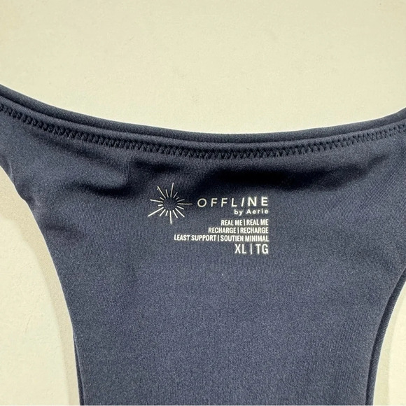 New Aerie Offline Real Me Recharge Bra Navy Blue - Picture 3 of 7